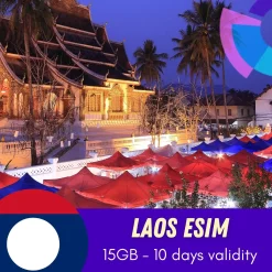 Laos 10 days 15GB