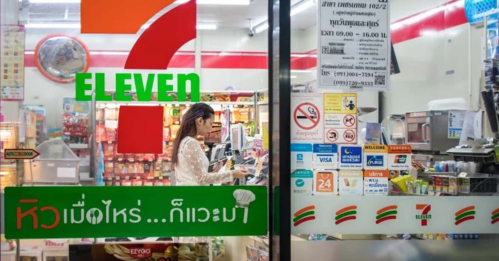 Getting Vientiane SIM card at 7-Eleven