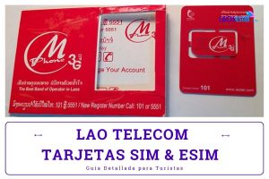 Tarjeta SIM y eSIM de Lao Telecom