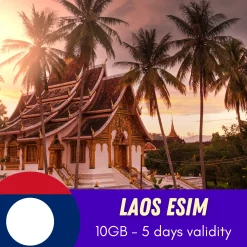 Laos eSIM 5 days 10GB