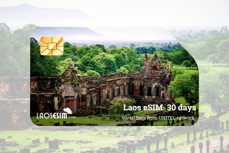 Laos eSIM 30 days Laos eSIM 30 days